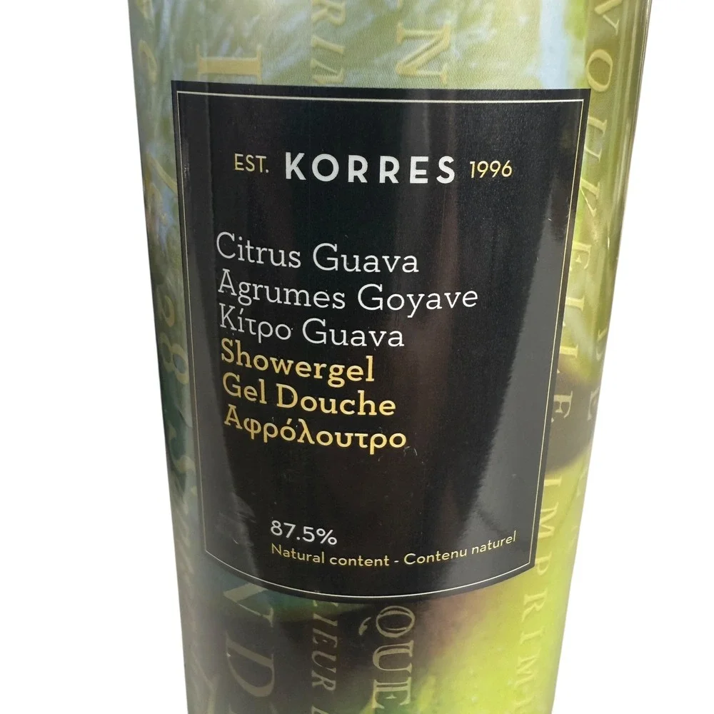 KORRES Citrus Guava Showergel 13.53 FL OZ‎ 400 mL Natural Content New Sealed